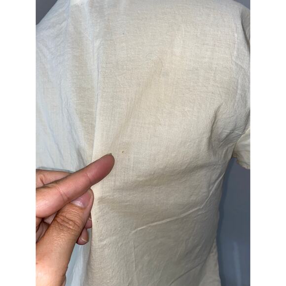 Old Navy Women Size Large Perfect Fit Top Cardigan Blouse Beaded Tie BOHO - Picture 6 of 10